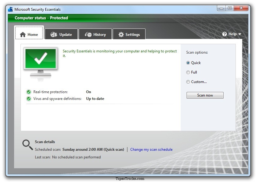 Download Microsoft Security Essentials 2