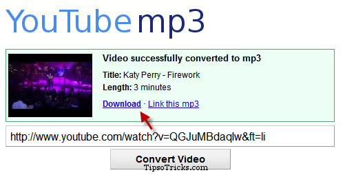 download youtube videos in mp3 format