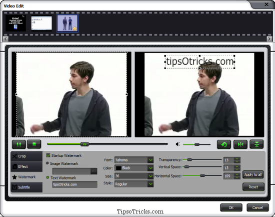 iMedia Converter Video Editing Features