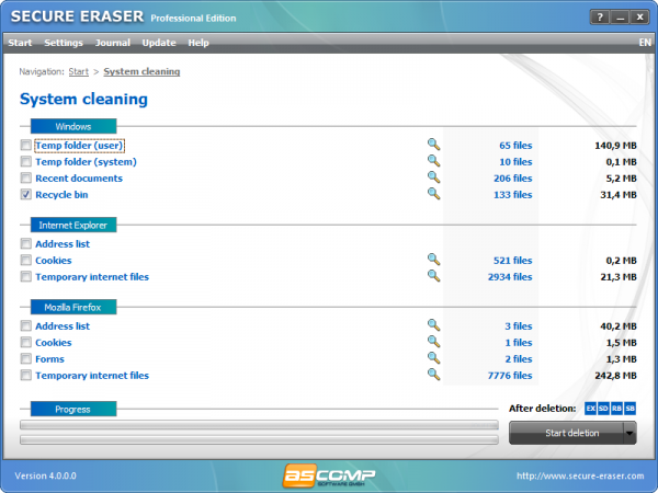 Secure Eraser Secure Eraser