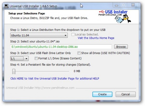 what is universal usb installer