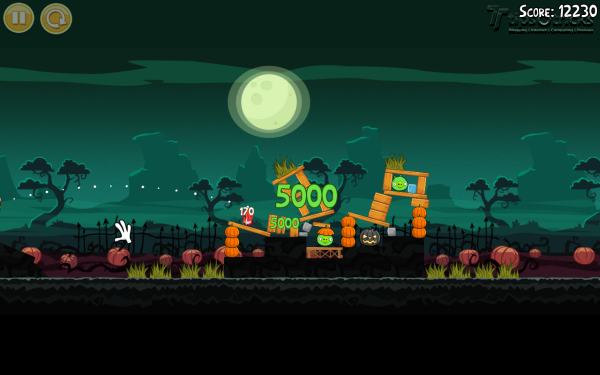 Angry Birds Seasons for PC - 2012 Hamoween Gameplay