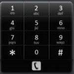 Android dialing pad