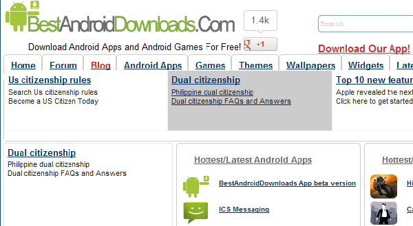best sites for free android downloads