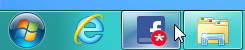 Realtime Facebook Notifications on Taskbar