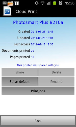 Using Google Cloud Print on Your Android Device