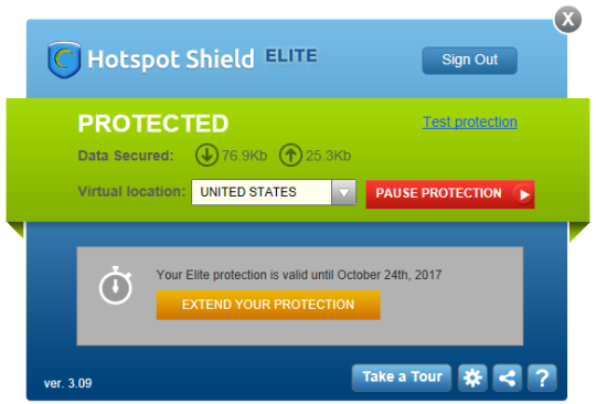 Hotspot shield free