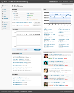 Wordpress comprehensive dashboard