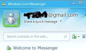 windows live messenger with gmail account