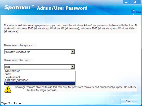 Windows Password Finder