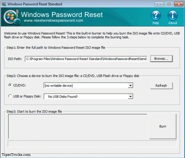 Windows Password Reset Standard