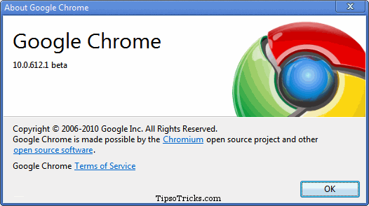 Google Chrome 10 Beta