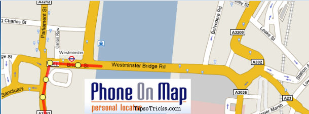 phoneonmap personal locator