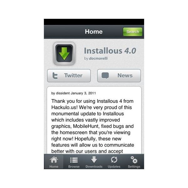 Installous Cydia iPhone 4