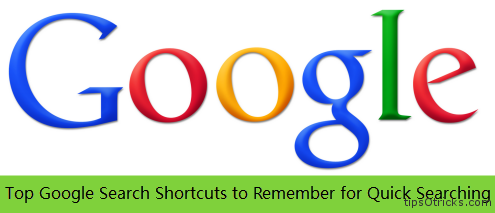 Google- Top Search Shortcuts