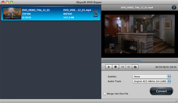 iskysoft DVD Ripper Mac