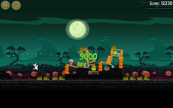 Angry Birds Seasons for PC 2012 Hamoween Gameplay