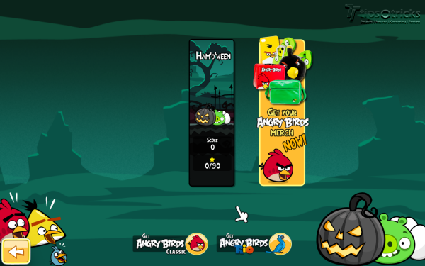 Angry Birds Seasons for PC 2012 Seasons Selections