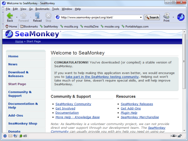 Sea-Monkey-Browser