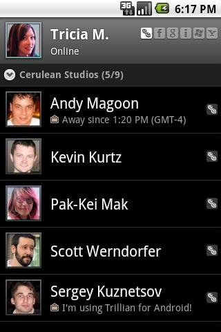 Trillian for android phones