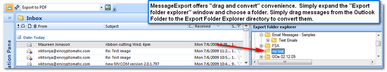 explorer convert outlook messages