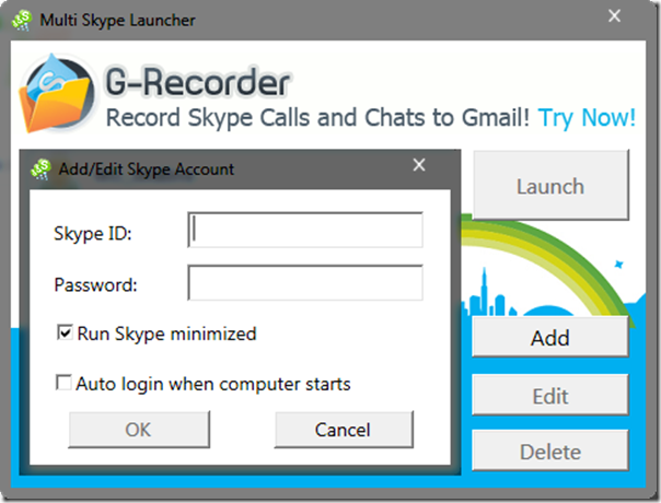 Multi Skype Launcher