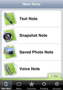 Evernote Iphone App