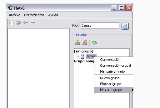 Net C freeware lan chat utility