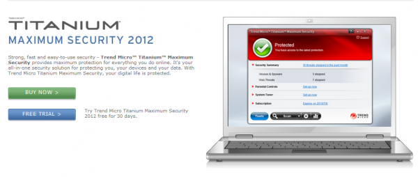 Trend Micro Titanium Maximum Security