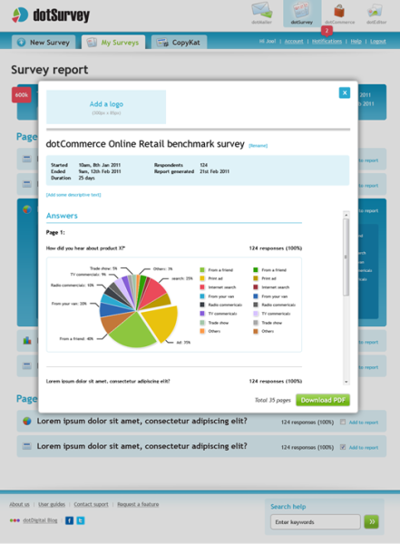 dotSurvey - Reporting - Print Report