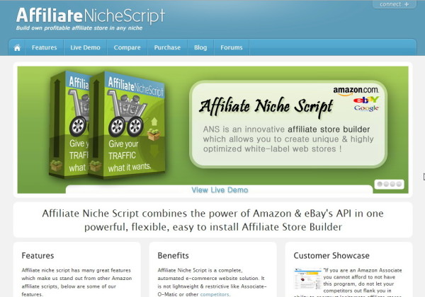 Affiliate Store Website Builder