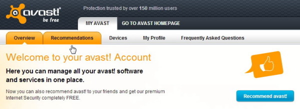 Free License of avast! Internet Security