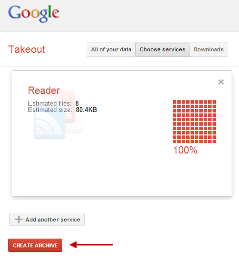 How To Backup RSS Feeds From Google Reader