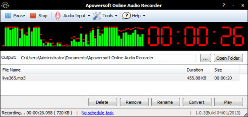 free online audio recorder