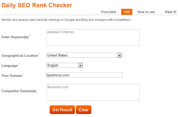 Daily SEO Rank Checker