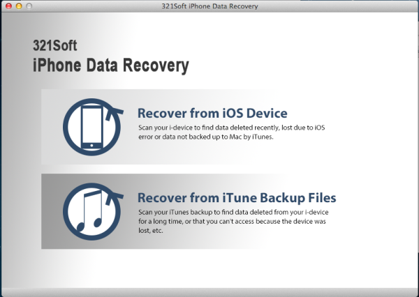 Recover lost iPhone data