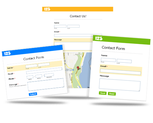 clear contact forms