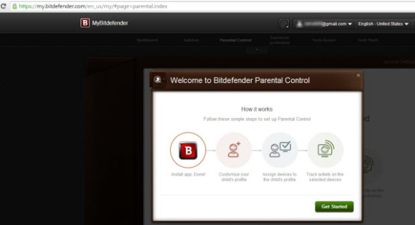 BitDefender Internet Security Parental Control Features