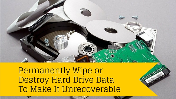 wipe hard drive data