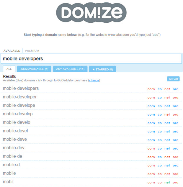 domize