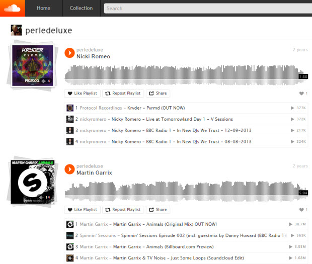 soundcloud listen online songs playlist