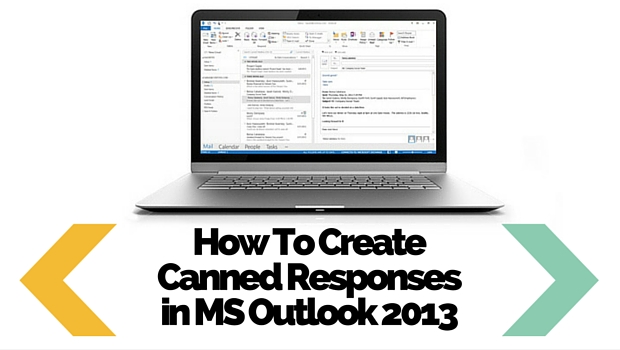 Create Canned Responses in MS Outlook