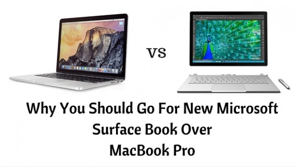 Surface Book vs Macbook Pro