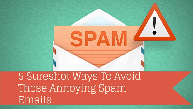 Ways to avoid spam emails