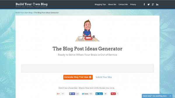 build your own blog